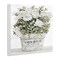 Stupell Industries Farmhouse Planter White Rose Blossoms Wall Plaque Art